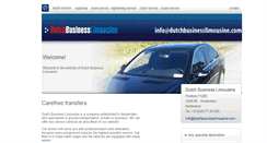 Desktop Screenshot of dutchbusinesslimousine.com
